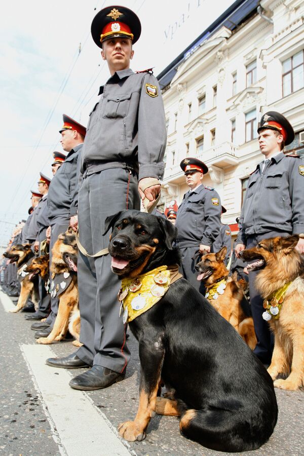 Эстафета московской милиции