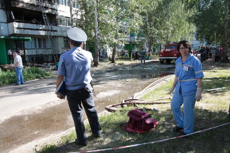 Взрыв бытового газа в Набережных Челнах