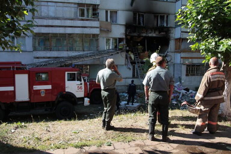 Взрыв бытового газа в Набережных Челнах