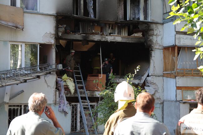 Взрыв бытового газа в Набережных Челнах