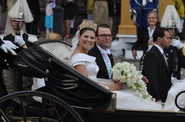 Свадьба шведской кронпринцессы Виктории
