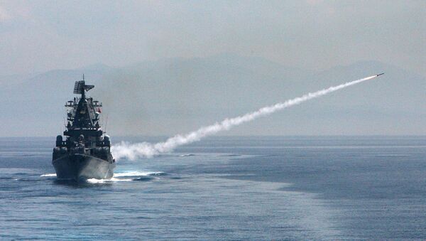 Совместный выход в море кораблей Тихоокеанского флота для отработки задач боевой подготовки