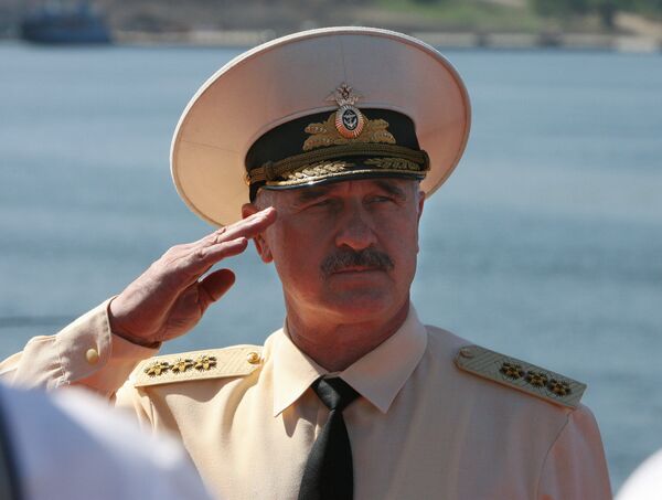 Командующий Тихоокеанским флотом адмирал Константин Сиденко. Архив