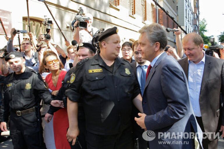 Заседание суда по второму делу М. Ходорковского и П. Лебедева