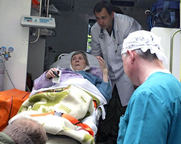 Ирину Антонову привезли в больницу Выборга на реанимобиле