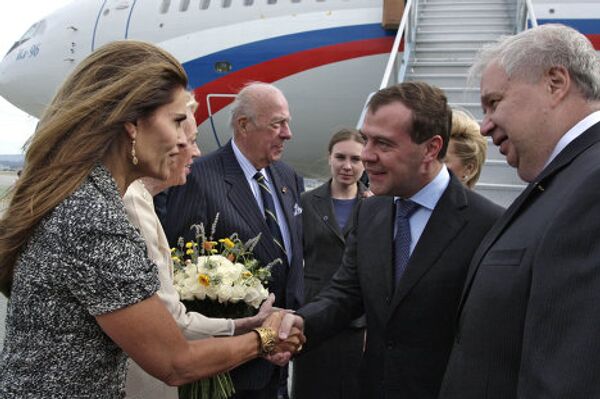 Дмитрий Медведев и Светлана Медведева прибыли в Сан-Франциско