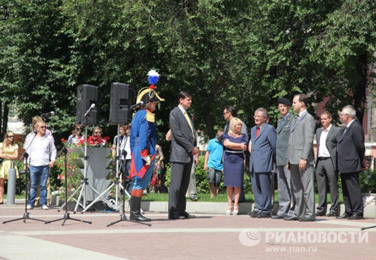 Выступление отряда элитных швейцарских гренадеров