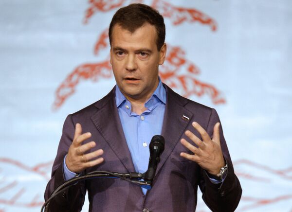 Дмитрий Медведев выступил в Стэнфордском университете