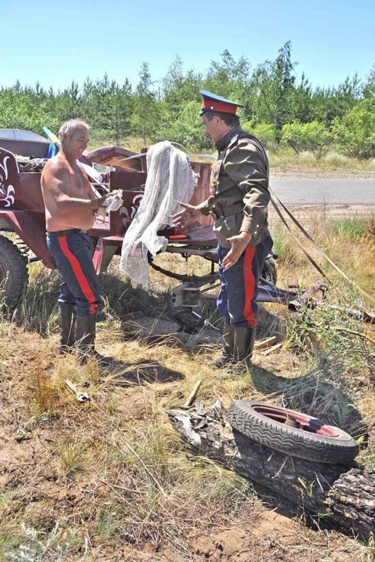 Поход казаков по местам боев ВОВ