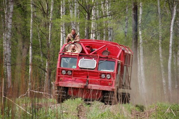 ГАЗ-66 - машина для охраны кедровых лесов от пожаров и браконьеров