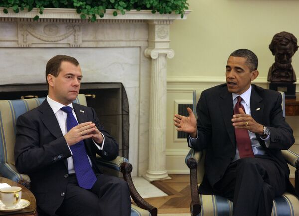Встреча Дмитрия Медведева с Бараком Обамой