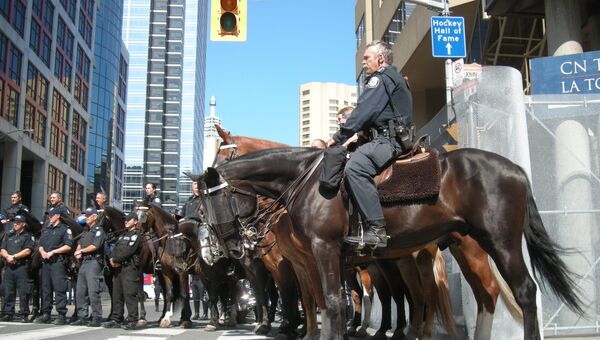 Канадская конная полиция. Архивное фото