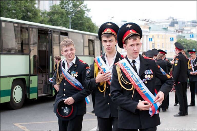 Выпускной вечер в Москве 23 июня 2010 г. 