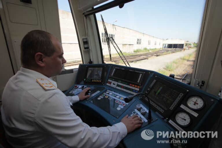 Испытание новых вагонов в московском метро