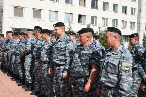 Мероприятие, которое проходит в рамках проведения недели спецназа России в здании московского ОМОНа