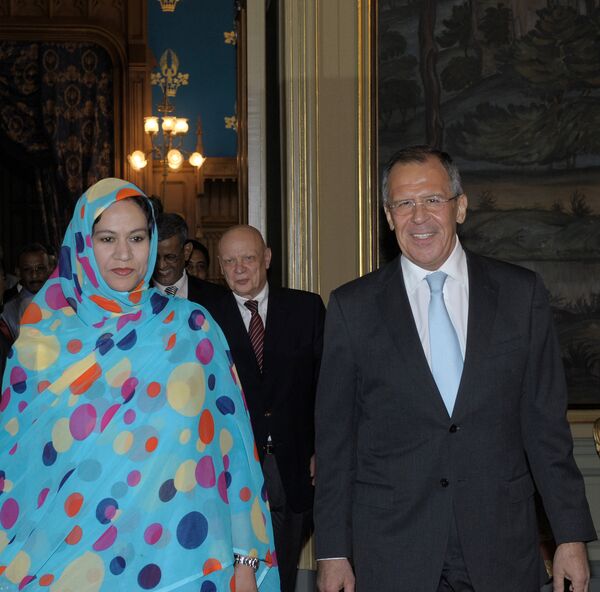 Встреча министров иностранных дел России и Мавритании