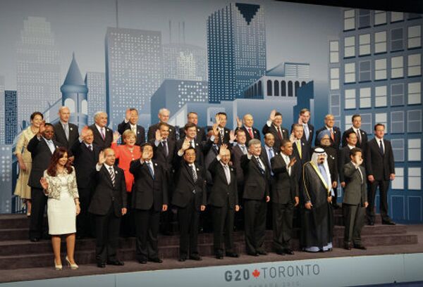 Фотографирование глав государств и правительств Группы двадцати