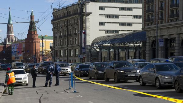 Эвакуация автомобилей с Тверской улицы