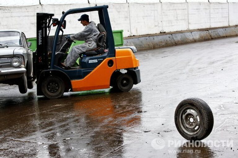 Утилизация автомобилей на предприятии ООО Втормет