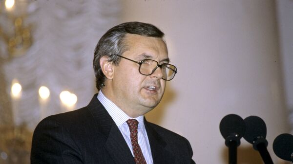 Бывший министр иностранных дел Латвии Янис Юрканс. Архивное фото