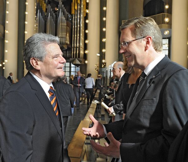 Йоахим Гаук и Кристиан Вульф, кандидаты на пост президента Германии