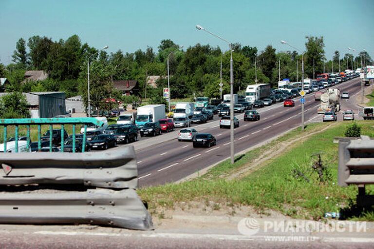 Транспортный коллапс на Ленинградском шоссе в июне-июле 2010 года