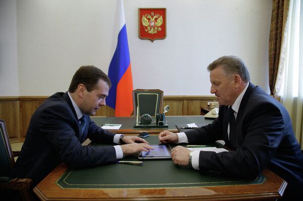 Встреча Дмитрия Медведева с Вячеславом Шпортом