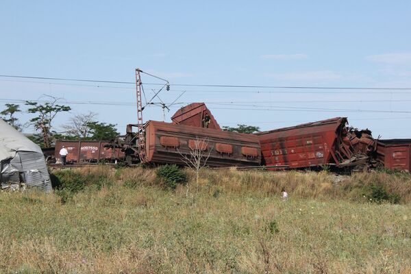 Подрыв грузового поезда в Дагестане