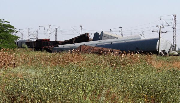 Подрыв грузового поезда в Дагестане