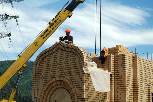 Строительство православной часовни на месте захоронения погибших на СШГЭС