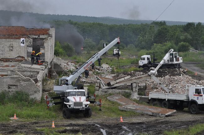 МЧС в ходе учений под Хабаровском ликвидировало аварию на химскладе