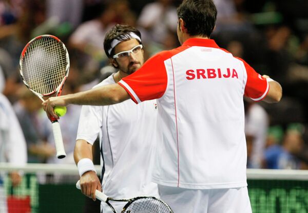 Сербские теннисисты