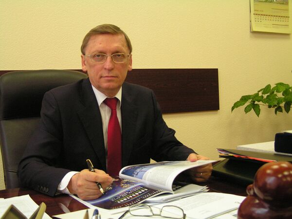 Александр Емельянов, руковдитель делегации Рособоронэкспорта на Форуме Технологии в машиностроении-2010. 
