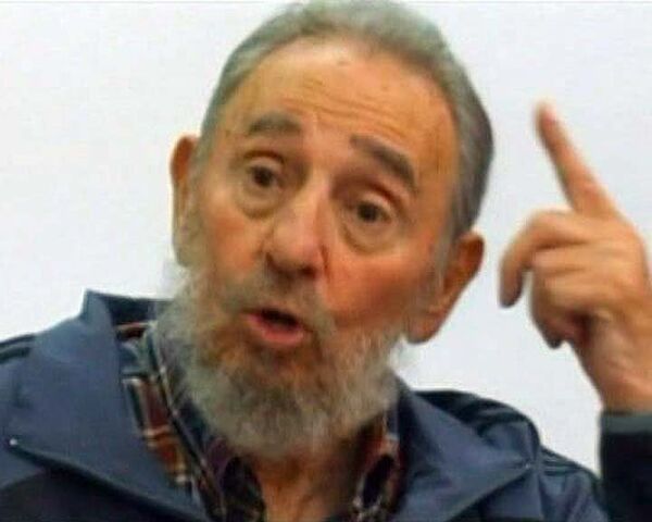 Фидель Кастро впервые выступил в прямом эфире после четырехлетнего перерыва