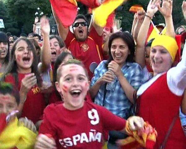 Триумфаторов ЧМ-2010 приветствовали более миллиона испанцев