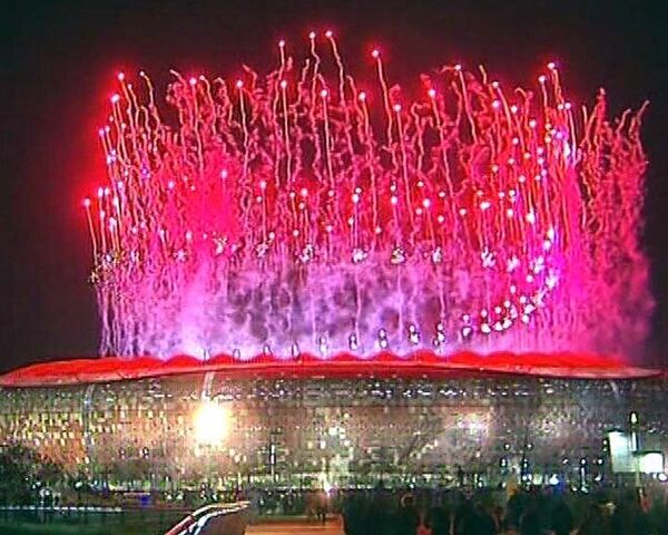 Грандиозный фейерверк над стадионом ознаменовал победу Испании на ЧМ