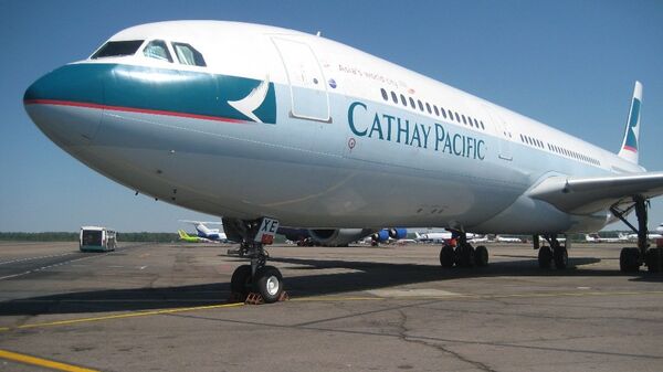 Самолет авиакомпании Cathay Pacific Airways. Архивное фото