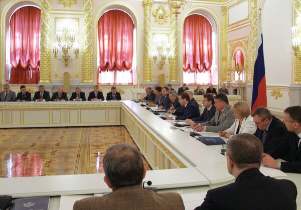Дмитрий Медведев выступил на заседании Совета законодателей