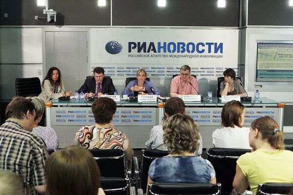 Пресс-конферения РИА Новости на тему Рейтинг прозрачности ВУЗов