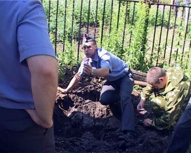 Операция по задержанию пенсионера в деревне Лекаревка Уфимского района