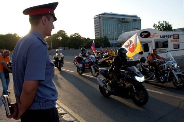 Краснодарские байкеры отправились в Севастополь на день ВМФ