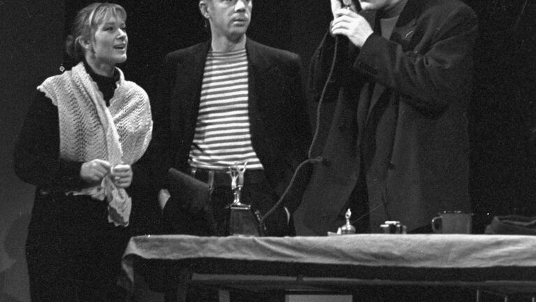 В. Талызина, О. Анофриев и Л. Марков в спектакле Шторм В. Талызина, О. Анофриев и Л. Марков в спектакле Шторм