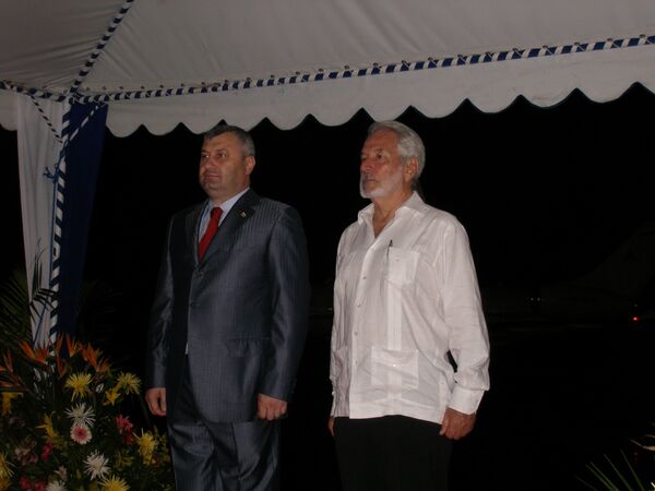 Официальный визит президента Южной Осетии Эдуарда Кокойты в Никарагуа