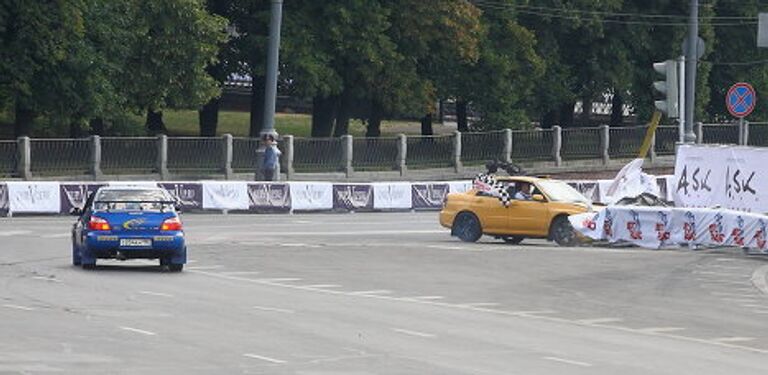 Авария на moscow city racing 2010