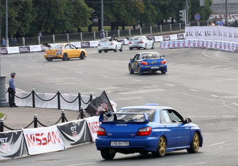 Авария на moscow city racing 2010