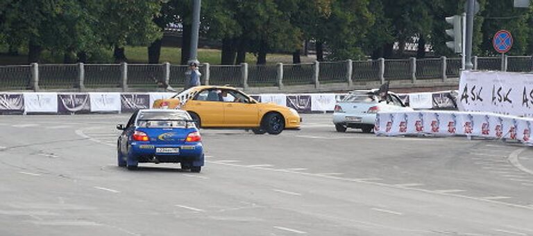 Авария на moscow city racing 2010