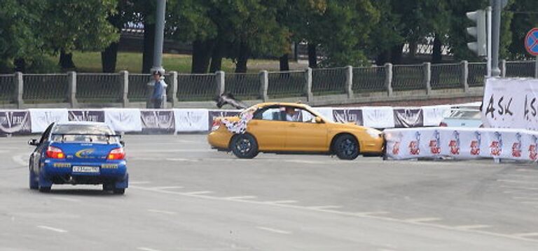 Авария на moscow city racing 2010