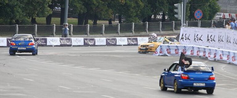 Авария на moscow city racing 2010