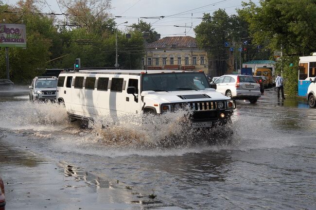 Последствия ливня на востоке Москвы