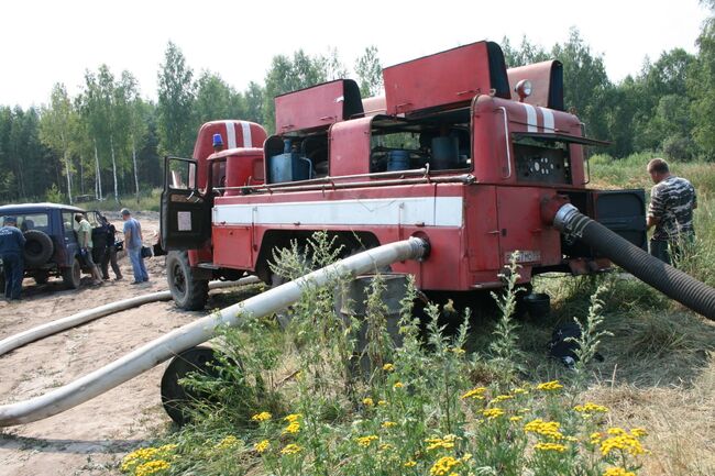 Торфяные пожары в Подмосковье